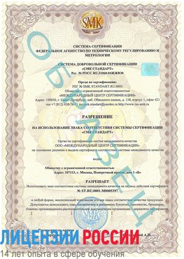 Образец разрешение Шахты Сертификат ISO/TS 16949